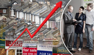 UK House prices soar